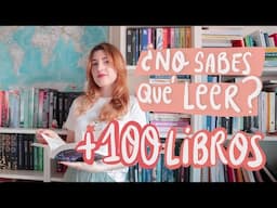 SI NO SABES QUÉ LEER, GUARDA ESTE VÍDEO 📚 +100 libros