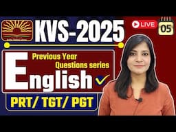 KVS-2025 Exam || KVS CLASS-5 |KVS PRT TGT PGT NEW Vacancy || KVS PRT TGT PGT PREVIOUS YEAR PAPERS