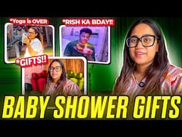 Babyshower gifts🎁 Rish ka bday 😍 Yoga classes are officially over 🙂‍↔️
