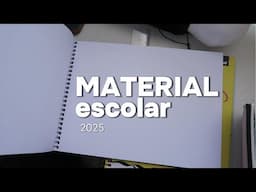 TUDO QUE EU COMPREI PARA O MATERIAL ESCOLAR DE 2025