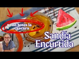 Cómo Hacer Cáscara de Sandía en Escabeche (Encurtida) | Receta Fácil y Refrescante |The Frugal Chef