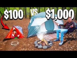 $100 vs $1,000 CAMPSITES!