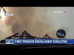 Kebakaran di Kebayoran Lama Hanguskan 3 Mes, 19 Mobil Damkar Dikerahkan ke Lokasi