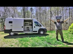 FIRST TIME Cooking in a Camper with ONLY a Solar Power Station - DJi's NEW Power 1000 TEST