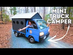 Tiny Truck Camper is COMPLETE! - Episode 4