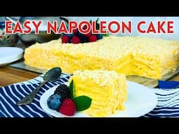Napoleon Cake with a Crazy Shortcut!  (Торт Наполеон)