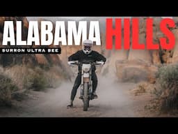 Alabama Hills Single Track On My Surron Ultra Bee | Electrix Moto