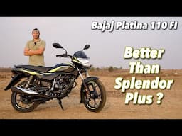 2025 Bajaj Platina 110 FI Review - Better Than Hero Splendor Plus ??