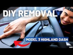 How to Remove The Dashboard Trim on a Model 3 Highland Refresh in 5 Minutes or Less