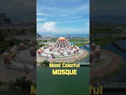 Most Colorful Mosque ! Sulawesi, Indonesia #travel #indonesia