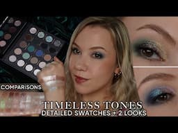 Glaminatrix Cosmetics Timeless Tones | Detailed swatches, comparisons & 2 looks