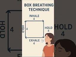 Instant Stress RELIEF With Box Breathing Exercise! #anxietyrelief #mindfulness #stressrelief