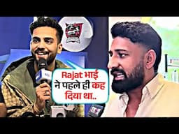 Elvish Yadav FIRST Reaction On Rajat Dalal Leaving Haryanvi Hunters | ECL 3