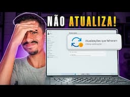 WINDOWS UPDATE NÃO ATUALIZA no PC ou NOTEBOOK? APRENDA RESOLVER em 2025!