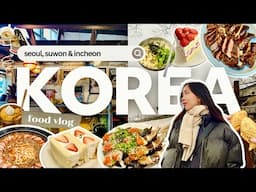 KOREA (SEOUL, INCHEON & SUWON) food vlog 🇰🇷 | 60+ RESTAURANTS, CAFES & BARS (by area) | PART 1