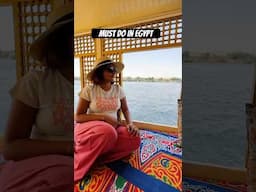 Don’t miss this in Egypt! Overnight Felucca Experience #Egypt #TravelShorts