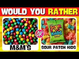 Would You Rather? Candy & Sweets Edition 🍬🍭 | Random Quizzes