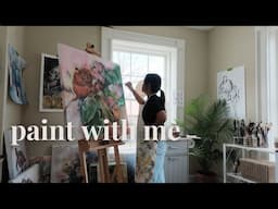 Cozy Paint With Me ☆ Relaxing Painting Timelapse | No Talking | Cozy Art Studio ☆ Katherine Schiller
