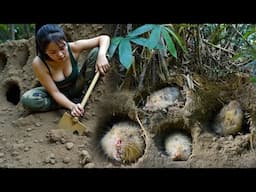 What She Found on Day 17 Changed Everything – White Bamboo Rats in the Heart of the Forest