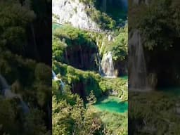 Plitvice Lakes:Paradise on Earth!🌍 🇭🇷 #short #shorts #shortvideo #viralvideo #vlog #travel #vibes