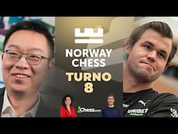 WEI YI vs CARLSEN, NAKAMURA vs GUKESH, ERIGAISI vs CARUANA | Norway Chess 2025 - Turno 8
