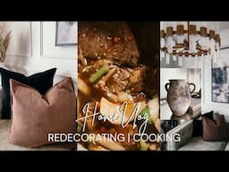 REDECORATING MY LIVING ROOM | COOKING THE TOUGHEST MEAL | BROWN IS IN! | FAVORITE PERFUME