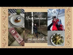1 semana conmigo | probando muchas recetas, esquí, trabajo y ruta por la montaña