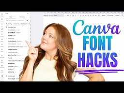 🤩 Font Hacks In Canva You've Never Heard Of Until NOW 🤩