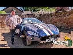 The Scariest Maserati EVER! I Drive JAMES MAY'S GRAND TOUR "SAND JOB" GRAN CABRIO