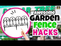 Seriously! You Won’t Believe What You Can Make with Dollar Tree Garden Fences