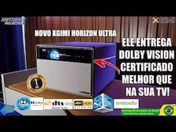 XGIMI Horizon Ultra projetor Dolby Vision mais brilhante que já testei