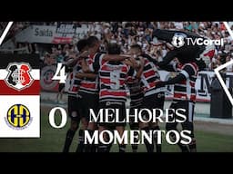 TV Coral - Melhores momentos - Santa Cruz 4x0 Horizonte - Série D 2025