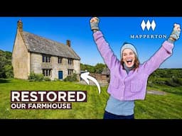 HAPPY REVEAL!  Our 300 year old FARMHOUSE RENOVATION is FINISHED!