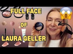 FULL FACE OF LAURA GELLER MAKEUP AND WEAR TEST ON MATURE SKIN | OVER 50