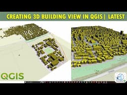 Creating 3D Building View in QGIS
