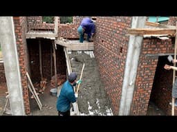 Step By Step Construction Of Sturdy Reinforced Concrete Stairs For Living Room