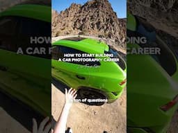 How to start building your car photography career