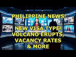 PHILIPPINE NEWS!  NEW VISA TYPE, VOLCANO ERUPTION, SCAMS, CRIME, MORE
