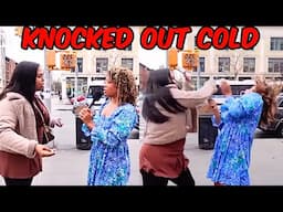 Street Interviewer Gets One Punched; Was That Knockout Justified???