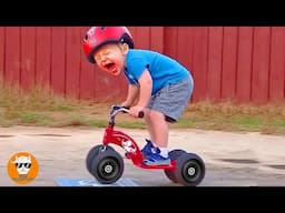 Most BABY FAIL in Trouble with Tricycle Adventures - Funny Baby Videos |  Just Funniest