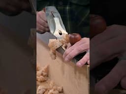 Woodworking Hand Plane in Motion
