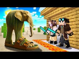LARILI LARILA ATTACCA LA MIA CASA SICURA SU MINECRAFT!