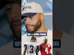 fired up for this 😤 #DallasCowboys #NFL #DakPrescott #GeorgePickens #football #shorts