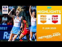 FIH Hockey Pro League 2024-25 Highlights: Netherlands vs Spain (W) | Match 1