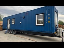 The Detroit 40’ Amish Built Incredible Tiny Home Container - Repurposing from Storage to Living 😉🇺🇸🙂