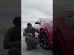 Biggest Brake Pads we’ve ever seen ! # Audi RSQ8 #automobile