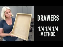 The Quarter-Quarter-Quarter Drawer System. Strong, fast and easy way to make drawers