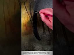 Deep Forest Light Acrylic Painting Techniques Easy for Beginners #easyarttutorial #art