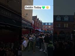Glad to see everyone enjoying the sun 💚☀️#Dublin #Ireland #summer #spring