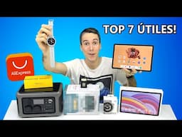 Los 7 Mejores GADGETS ÚTILES de AliExpress!